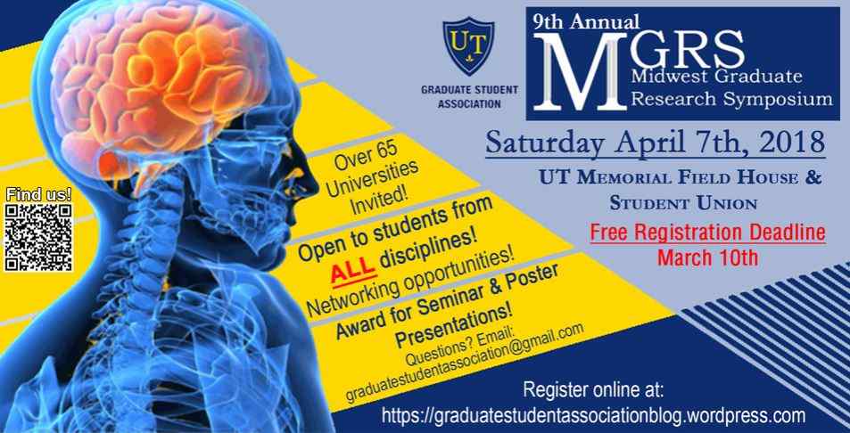 Invitation to the 9th Annual Midwest Graduate Research Symposium at The University of Toledo